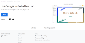 Use Google to Get a New Job Free Google Courses