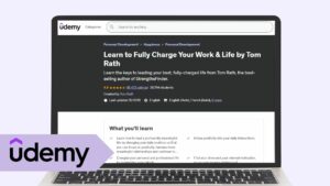 udemy personal development course